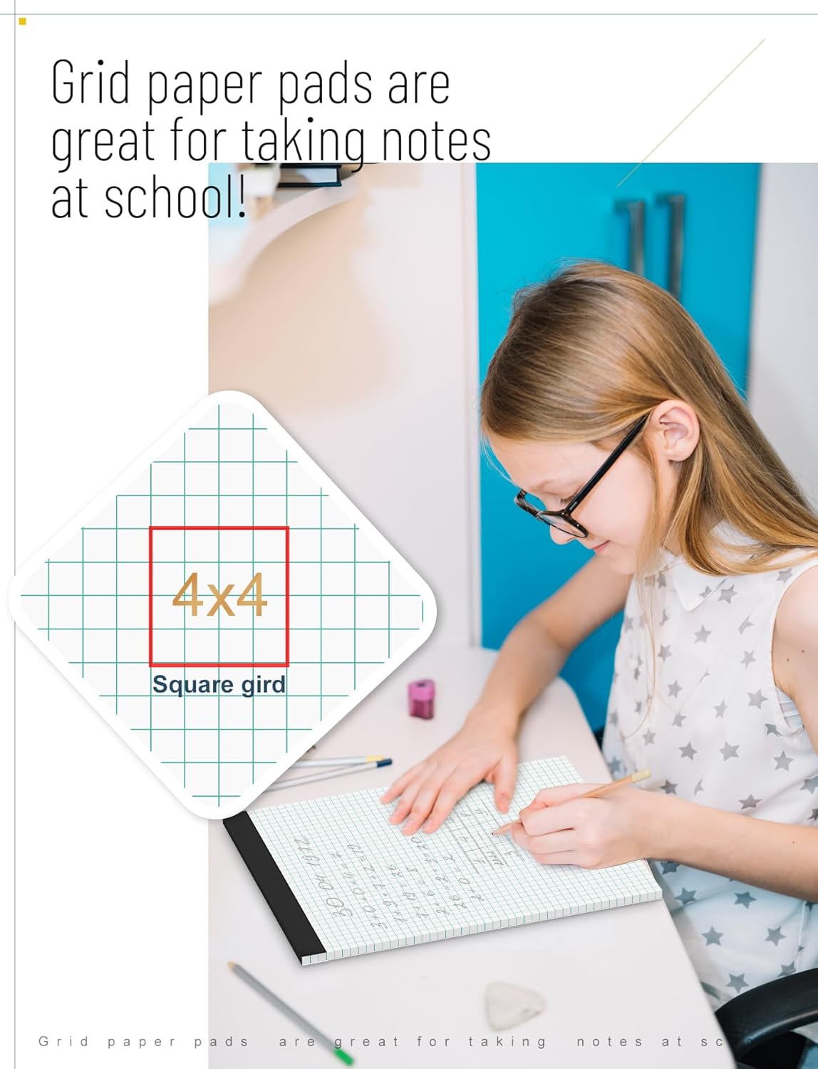 Graph Paper Pads 8.5 x 11, 8 P - Graph Paper Pad recension och pris