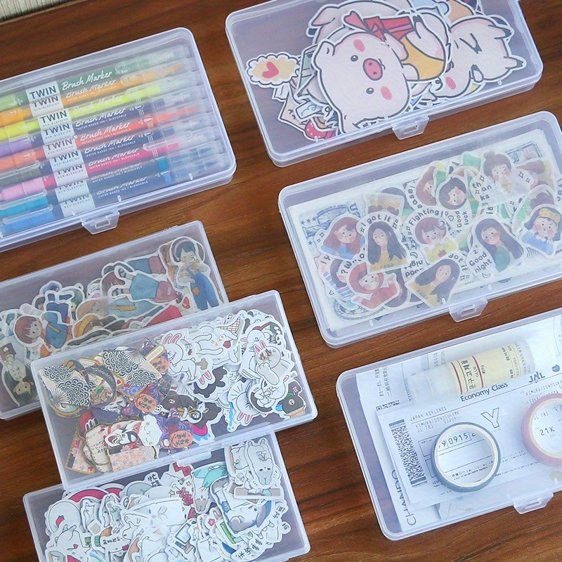Clear Plastic Storage Box-Port - Ideal Stationery & Office Supply recension och pris
