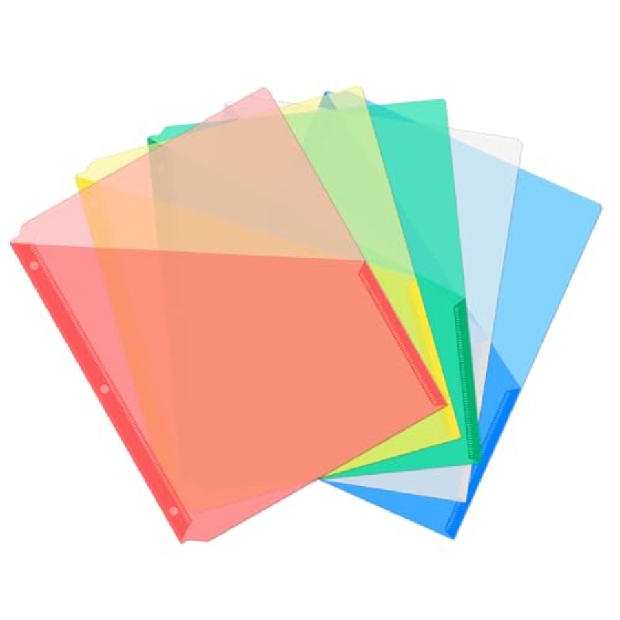 5 Pack Binder Pockets 3 Hole P - Paper Punch 3 Hole recension och pris