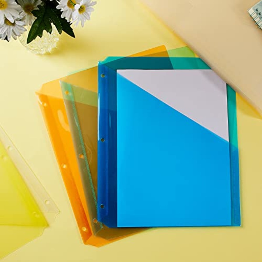 5 Pack Binder Pockets 3 Hole P - Paper Punch 3 Hole recension och pris