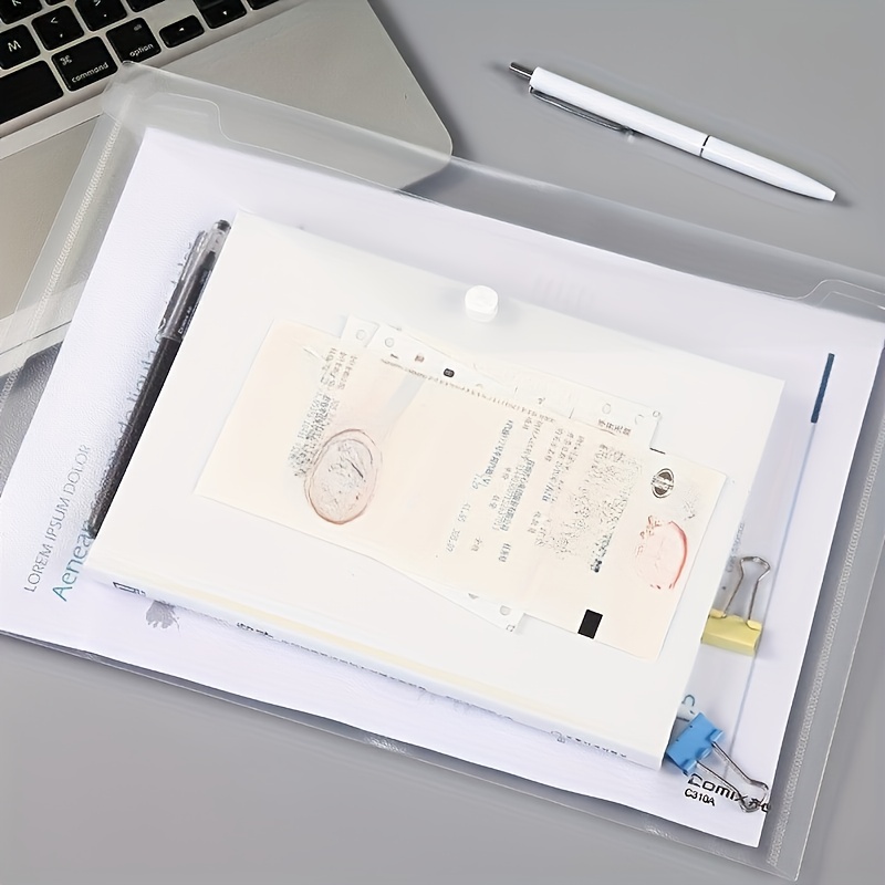 10pcs Transparent A4 Folders C - Office Stationery And Supply recension och pris
