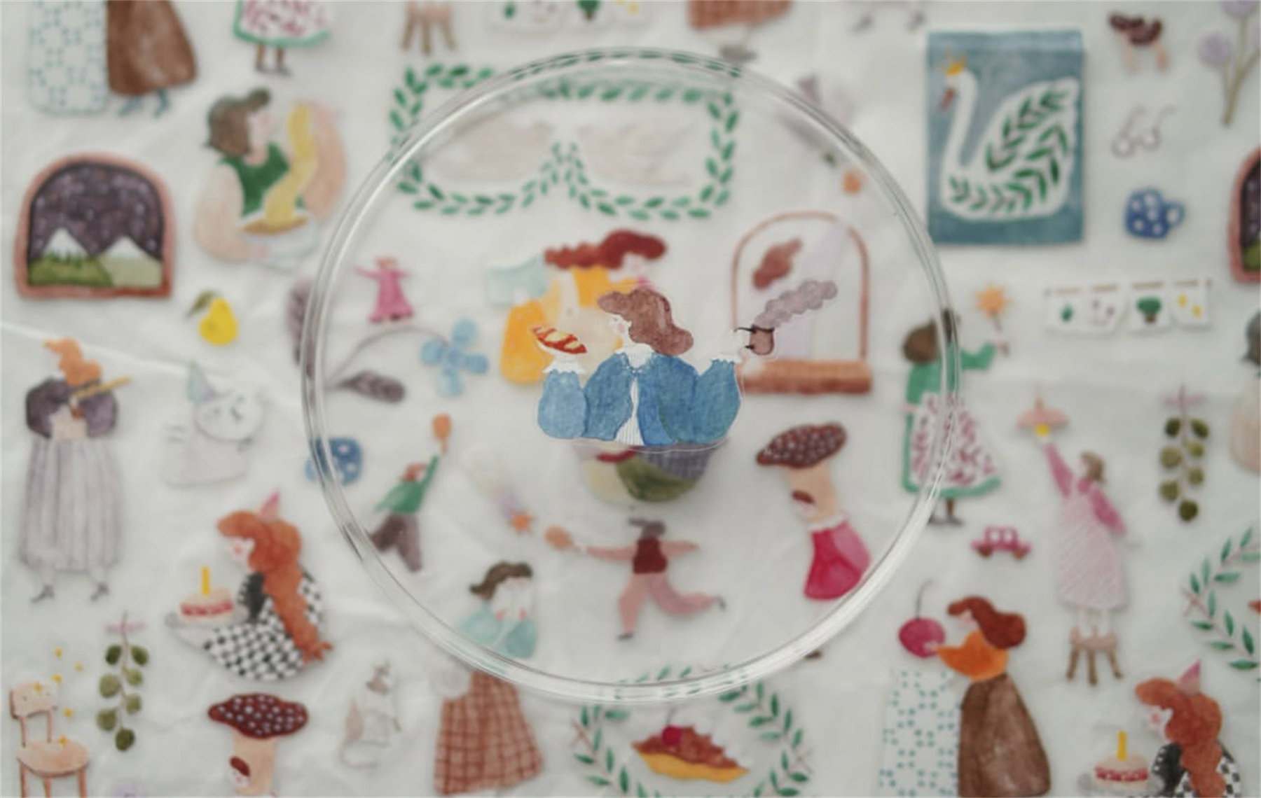 1 Loop Ivy Snow Vintage A Love - Washi Tape Set recension och pris