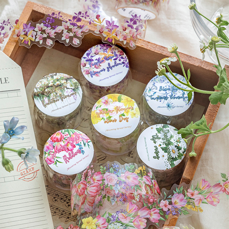 Floral Aesthetic Washi Tape Se - Ideal Stationery & Office Supply recension och pris