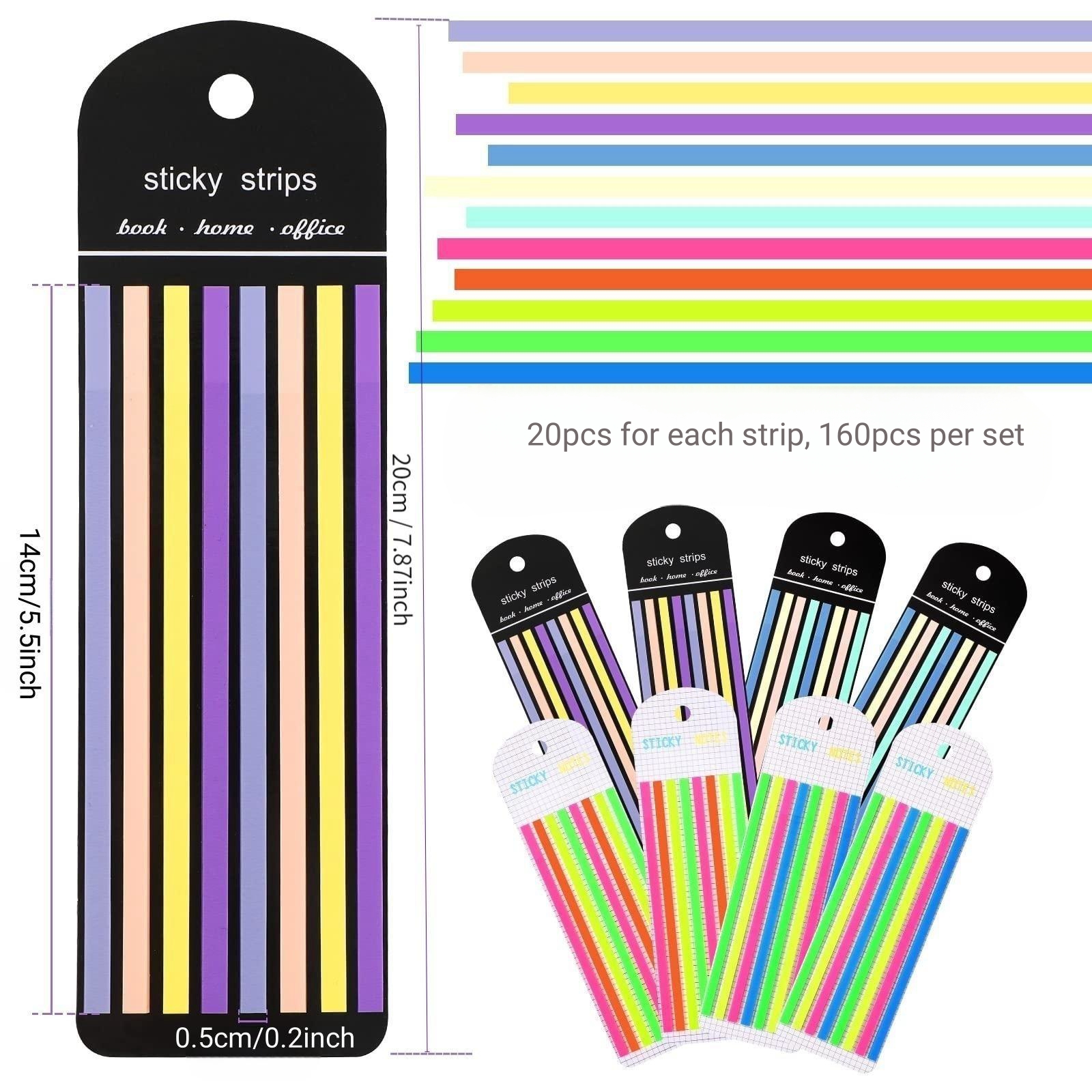 Multi-colored Long Strip Index - Index Tab Divider recension och pris