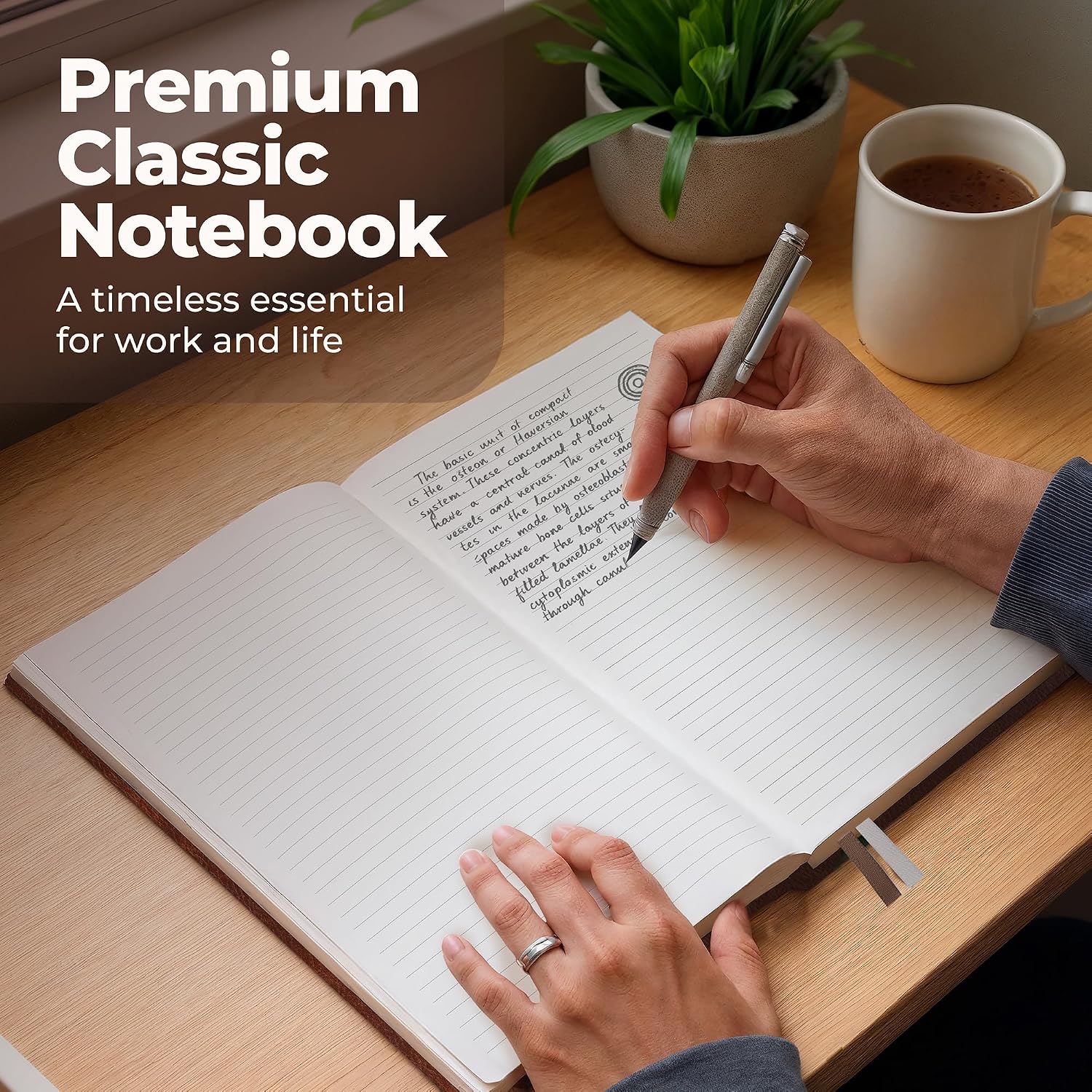 A4 Leather Journal Notebook 8. - Journal Leather Hardcover recension och pris