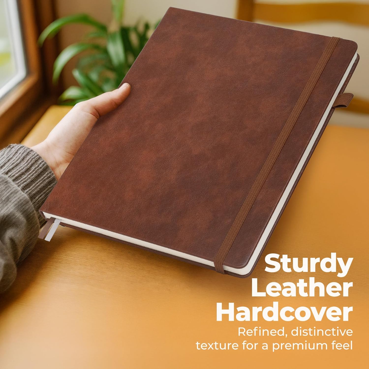 A4 Leather Journal Notebook 8. - Journal Leather Hardcover recension och pris