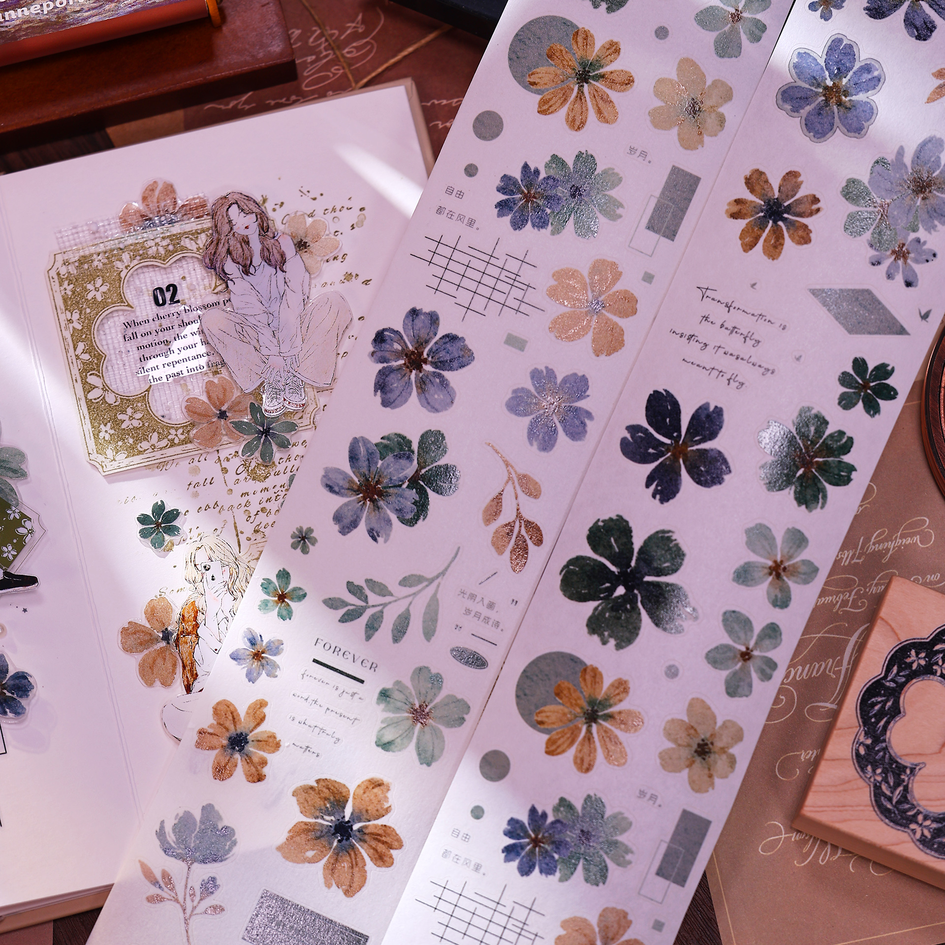 XiaoBaiJia Studio Vintage Yell - Washi Tape Set recension och pris
