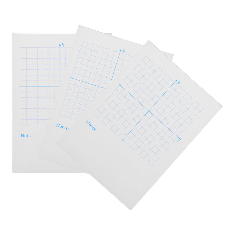 3Pcs Math Coordinate Practice  - Graph Paper Pad recension och pris