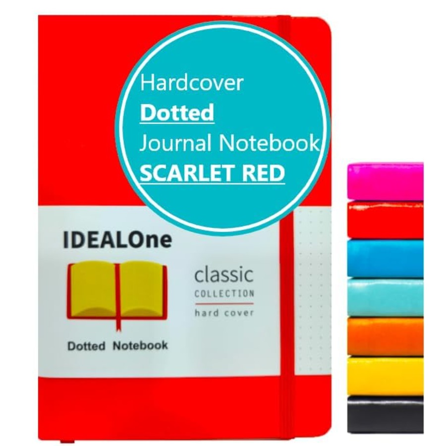 Dotted Hardcover Leather Noteb - Journal Leather Hardcover recension och pris