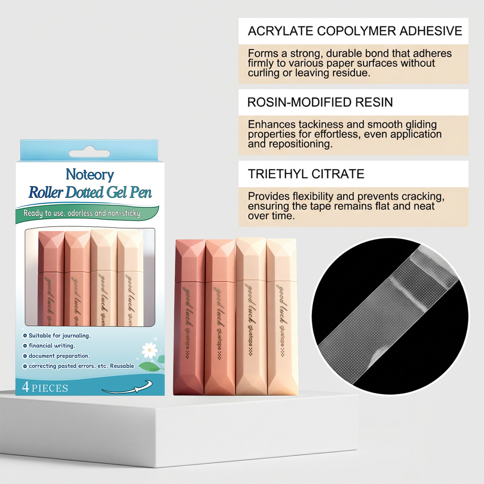 Double Sided Tape Roller Stron - Glue Stick Pack recension och pris
